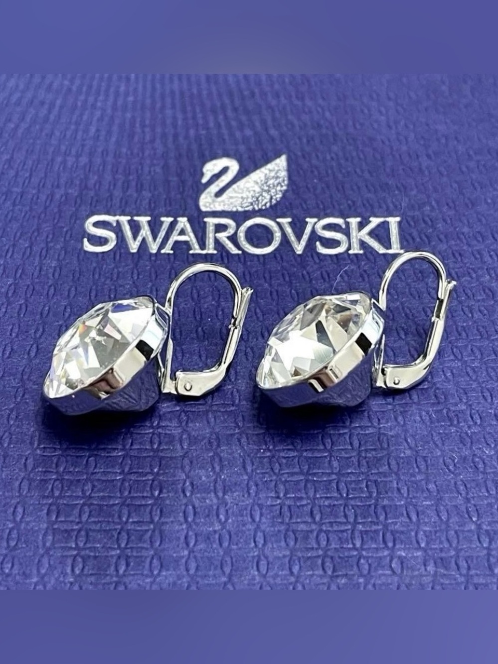 Authentic Swarovski Bella LARGE Earrings, White, 883551. BNIB. RARE. - Picture 10 of 12
